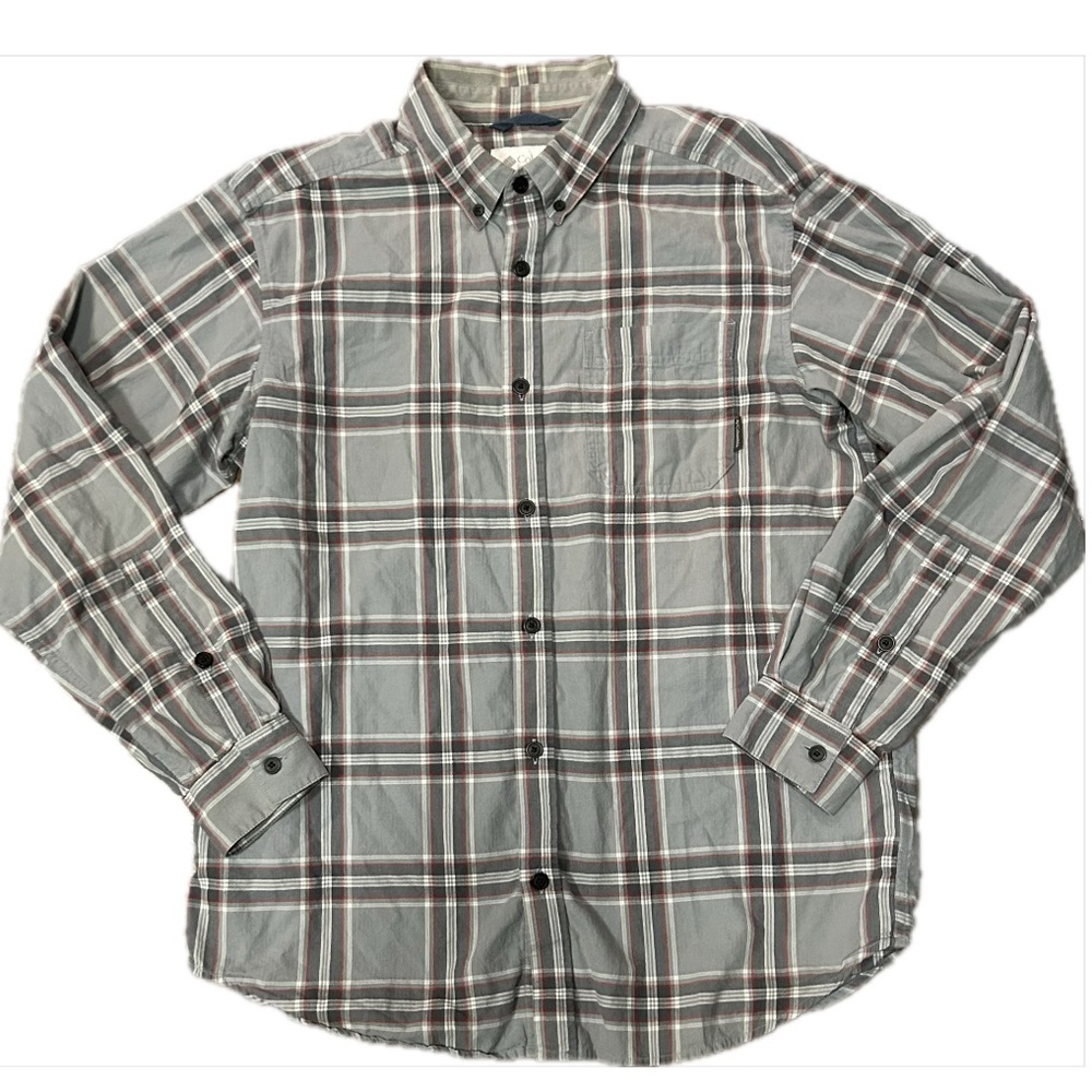 Men’s Columbia 100% Cotton Button Up Sz M EUC